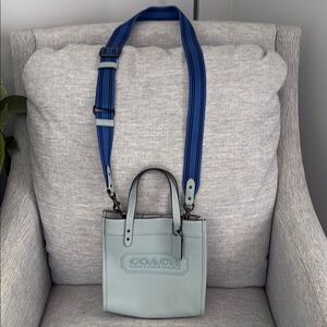 Coach Blue and Black Crossbody Bag